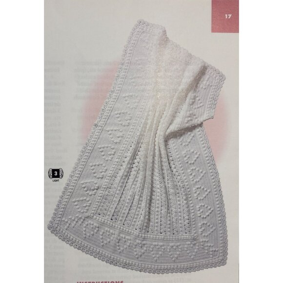 Hearts Delight Baby Layettes Crochet Pattern Book By Annies Crochet - Picture 4 of 7